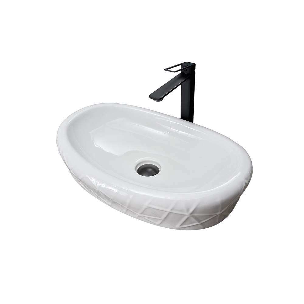 Раковина накладная Gid Creativo 60x39x13.5см, 777s 51222, белый