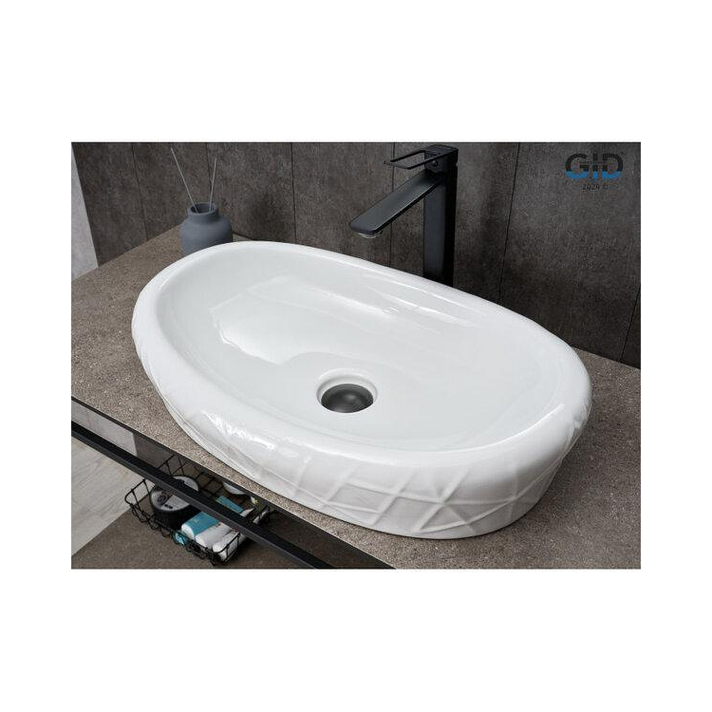 Раковина накладная Gid Creativo 60x39x13.5см, 777s 51222, белый