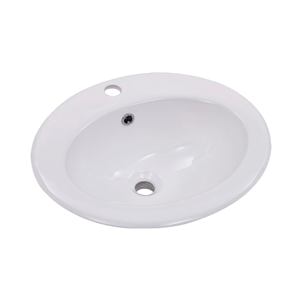 Раковина встраиваемая сверху Gid Integrado 56x49x19см, 941371107, белый