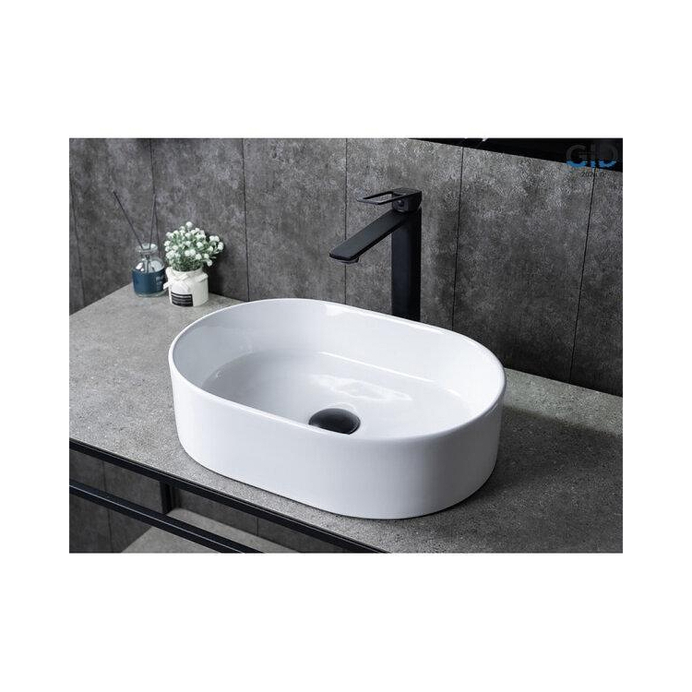 Раковина накладная Gid Lago 46.5x32x12см, N1330 51239, белый