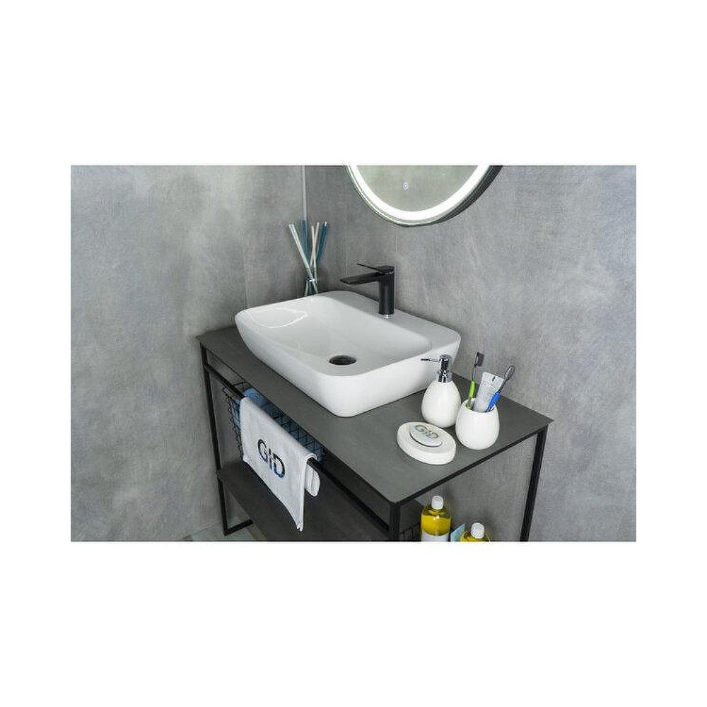 Раковина накладная Gid Geomtrico 55x42x15см, N9047 51184, белый