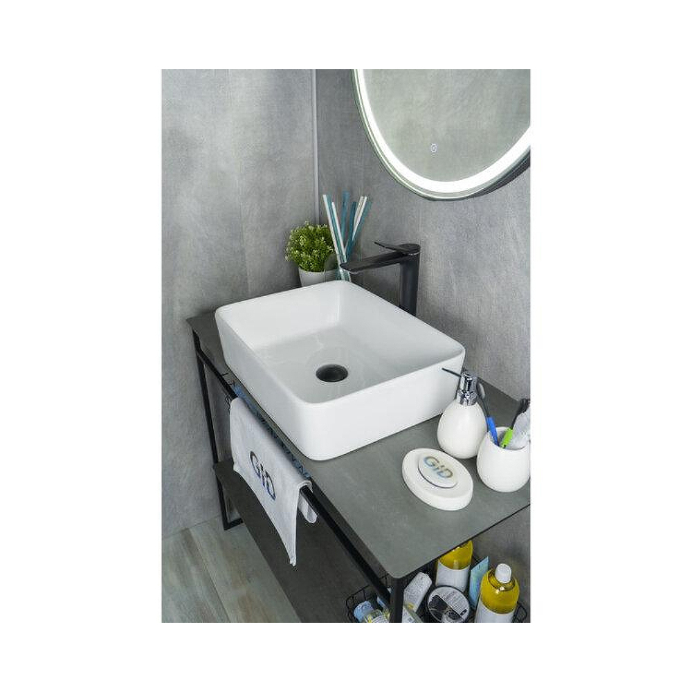 Раковина накладная Gid Geomtrico 48x37x13см, N9103 51120, белый