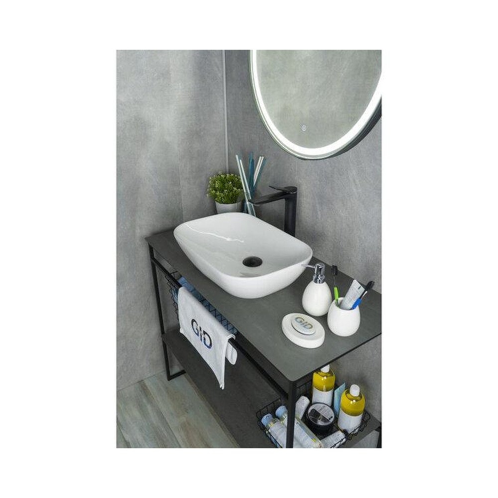 Раковина накладная Gid Geomtrico 51x34x13см, N9447 51157, белый
