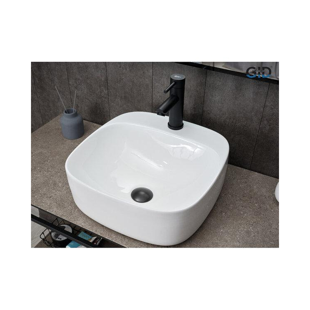 Раковина накладная Gid Geomtrico 42x42x15.5см, N9284 51219, белый