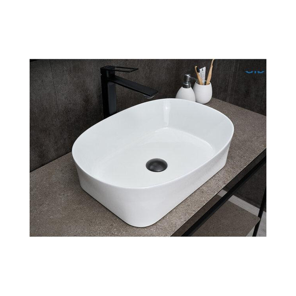 Раковина накладная Gid Creativo 53x36x14см, N9028 51233, белый