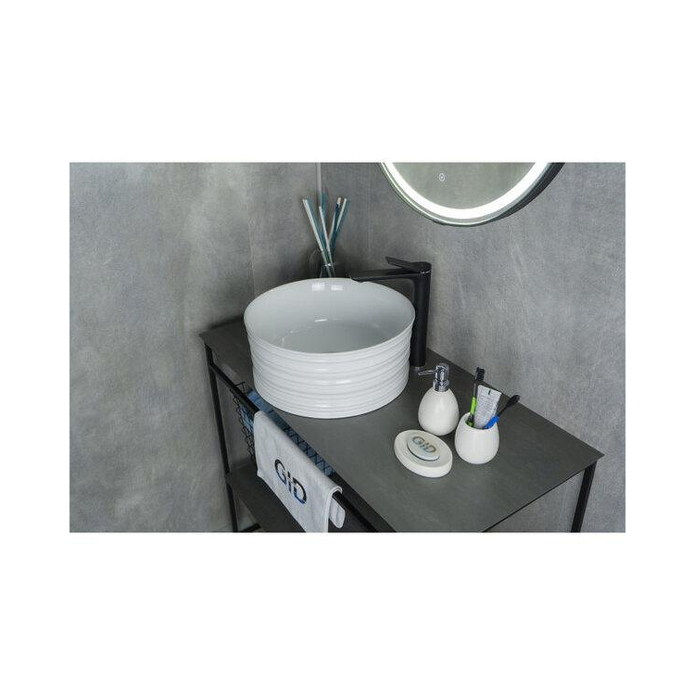 Раковина накладная Gid Esfera 41x41x18см, W969 51174, белый