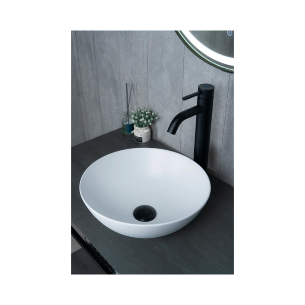 Раковина накладная Gid Esfera36x36x14см, 9081wm 51244, белый