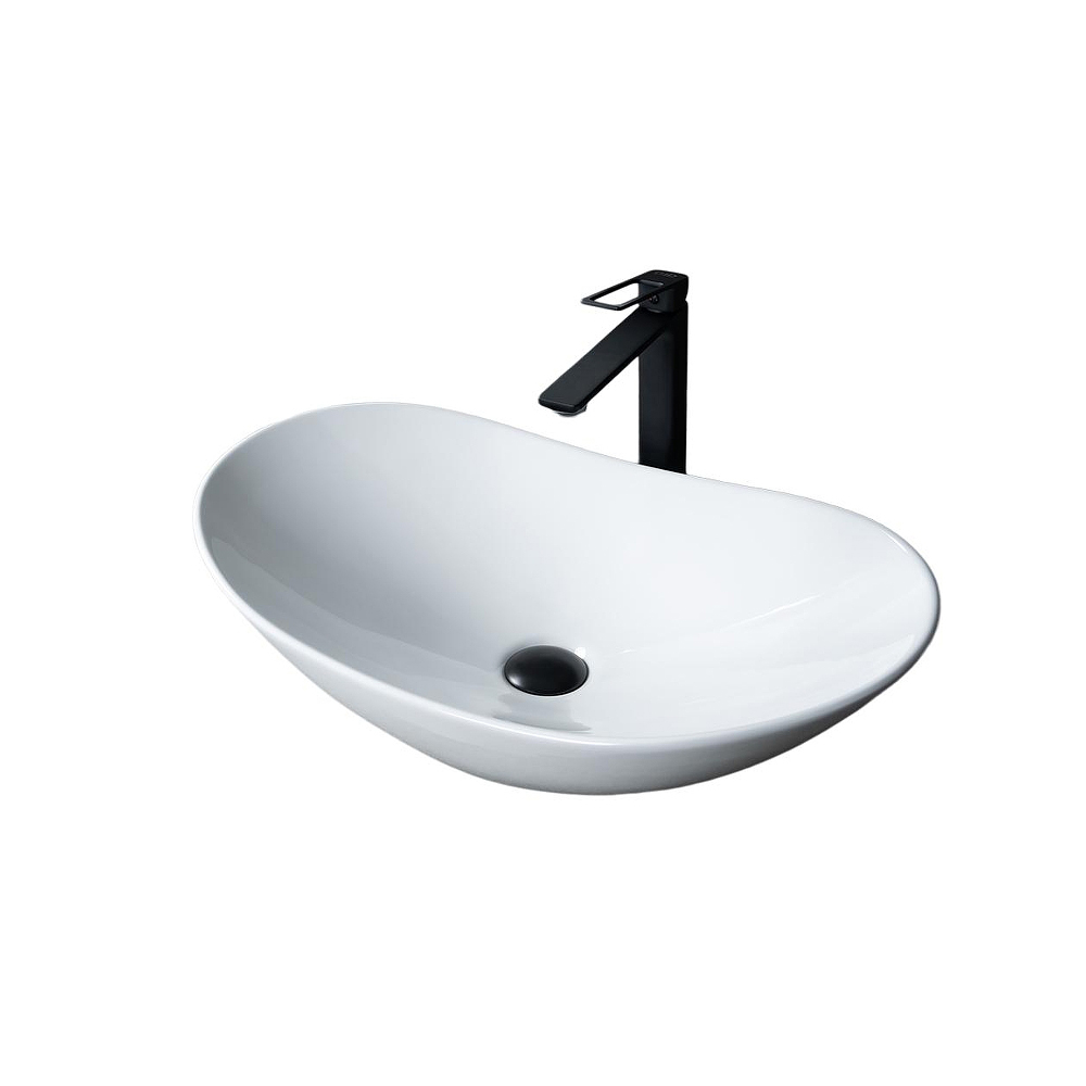 Раковина накладная Gid Lago 61x37x15см, N9811 51175, белый