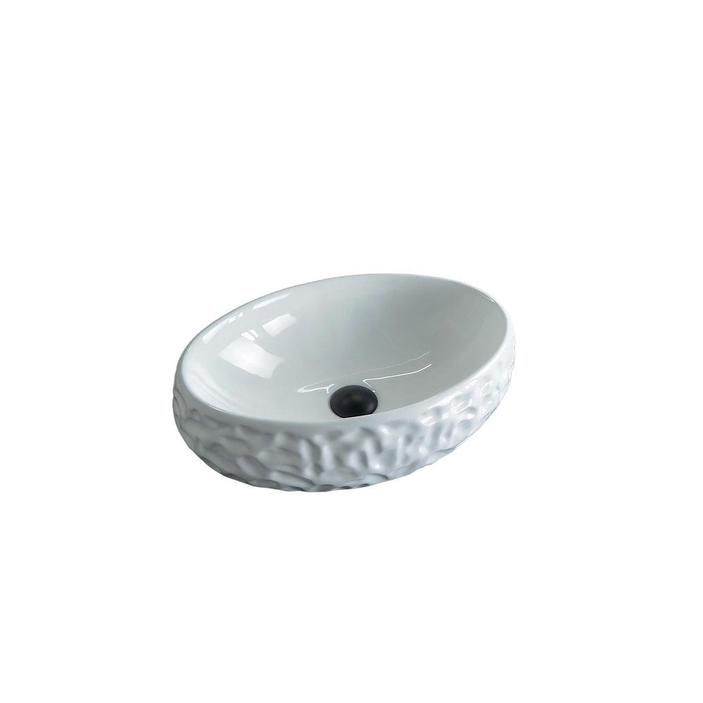 Раковина накладная Gid Lago 48x34x15см, 9030wf 51187, белый