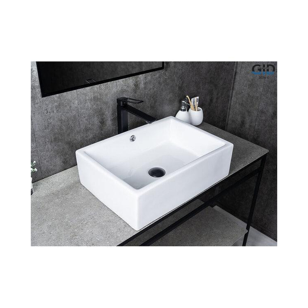 Раковина накладная Gid Geomtrico 51x38x15см, N9129 51125, белый