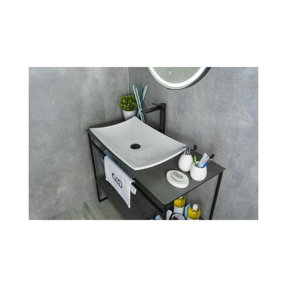 Раковина накладная Gid Creativo 60x39x11.5см, N9177 51170, белый