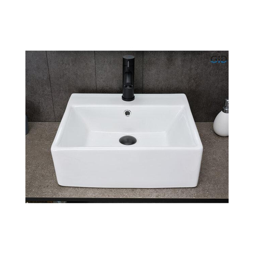 Раковина накладная Gid Geomtrico 45.5x40x15см, N9145 51214, белый