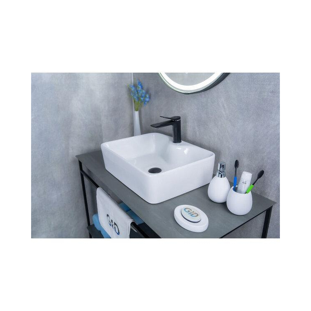 Раковина накладная Gid Geomtrico 48x37x13см, N9091 51176, белый