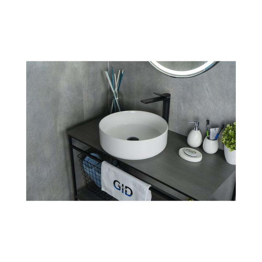 Раковина накладная Gid Esfera 40x40x12см, N9424 51179, белый