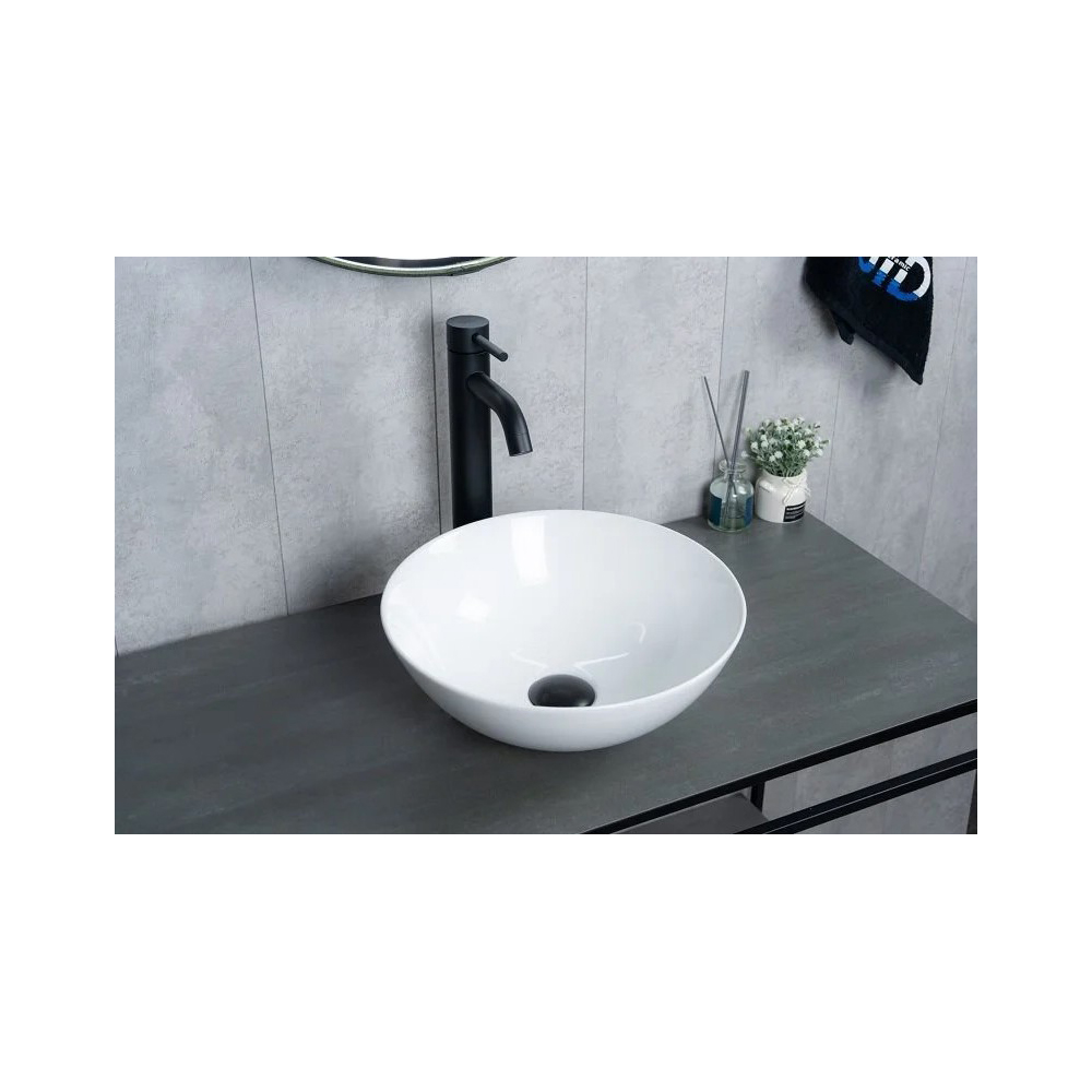 Раковина накладная Gid Esfera 36x36x14см, 9081W 51243, белый