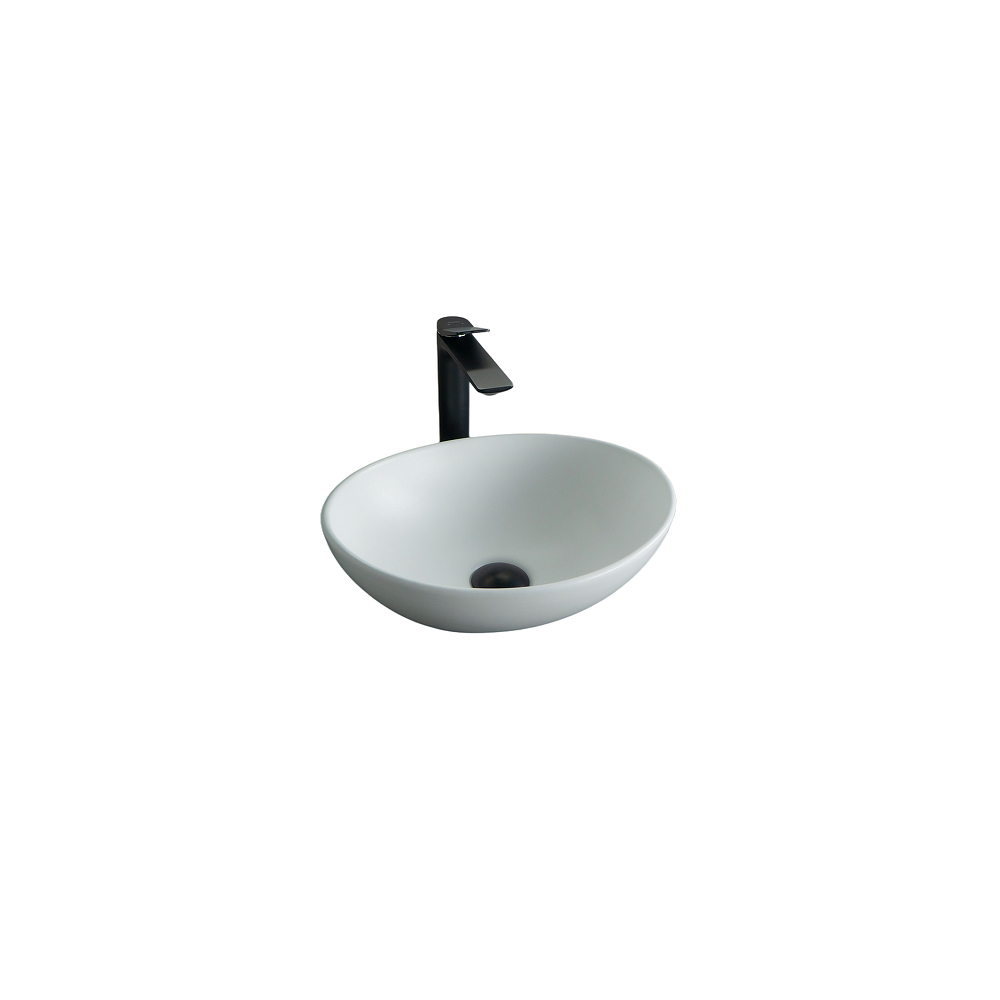 Раковина накладная Gid Lago41x34x15см, N900 51164, белый