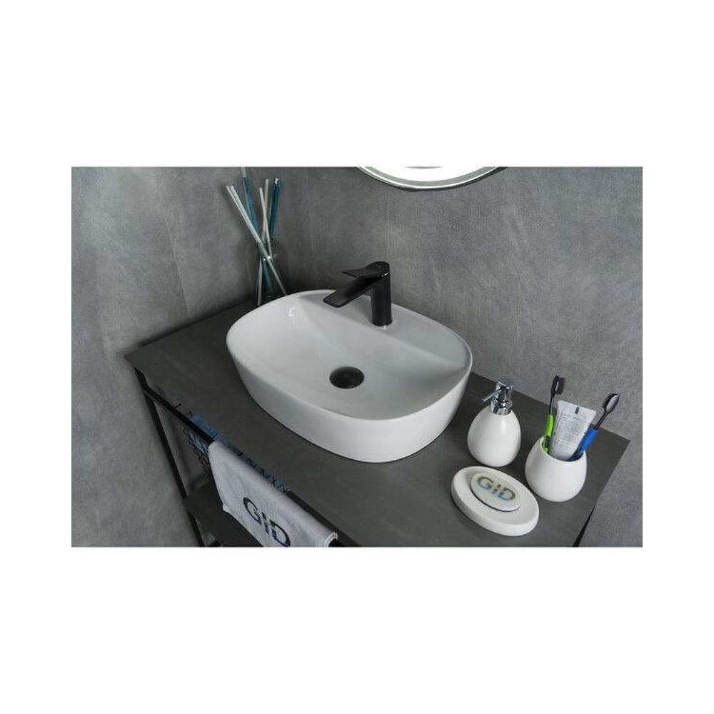 Раковина накладная Gid Lago 50x38x12см, N9045 51166, белый