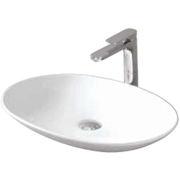 Раковина Artceram (Арткерам) LA Fontana 60x42 см, без отверстий, цвет: белый LFL001 01 00