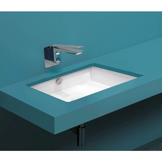 Раковина Simas (Симас) Lavabi darredo 55х35 см, без отверстий, цвет: белый S60 bi