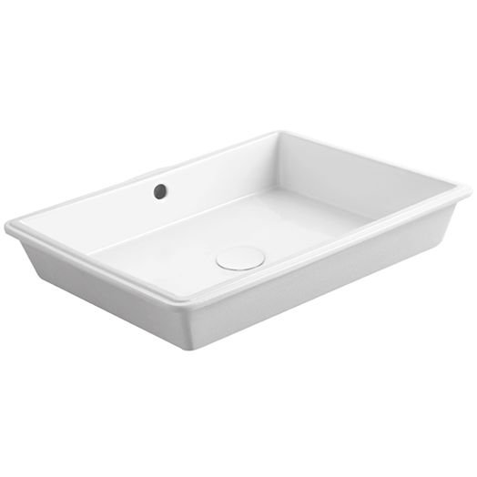 Раковина Simas (Симас) Lavabi darredo 55х35 см, без отверстий, цвет: белый S60 bi