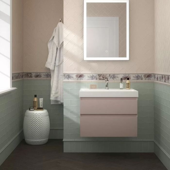 Раковина Kerama Marazzi (Керама Марацци) Cubo подвесна 70.5х48.5 см, с 1отверстияпод смеситель, цвет: белый глянцевый CU.wb.70