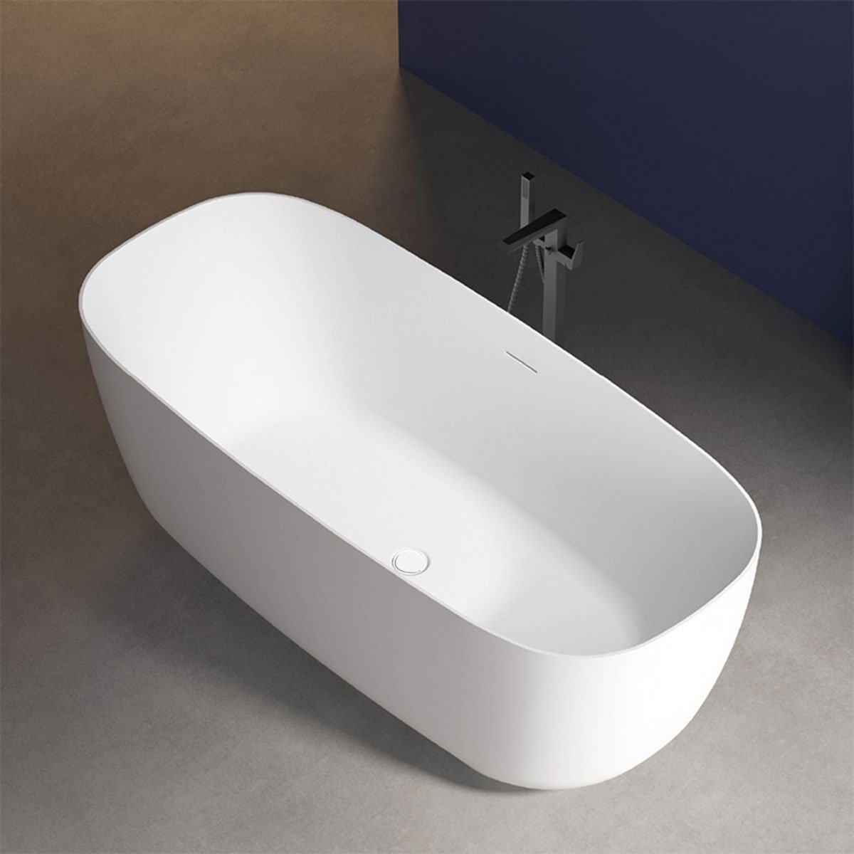 Ванна акриловая Vincea (Винчея) VBT-631, 1700х750х600 мм, цвет белый, слив-перелив в комплекте, белый