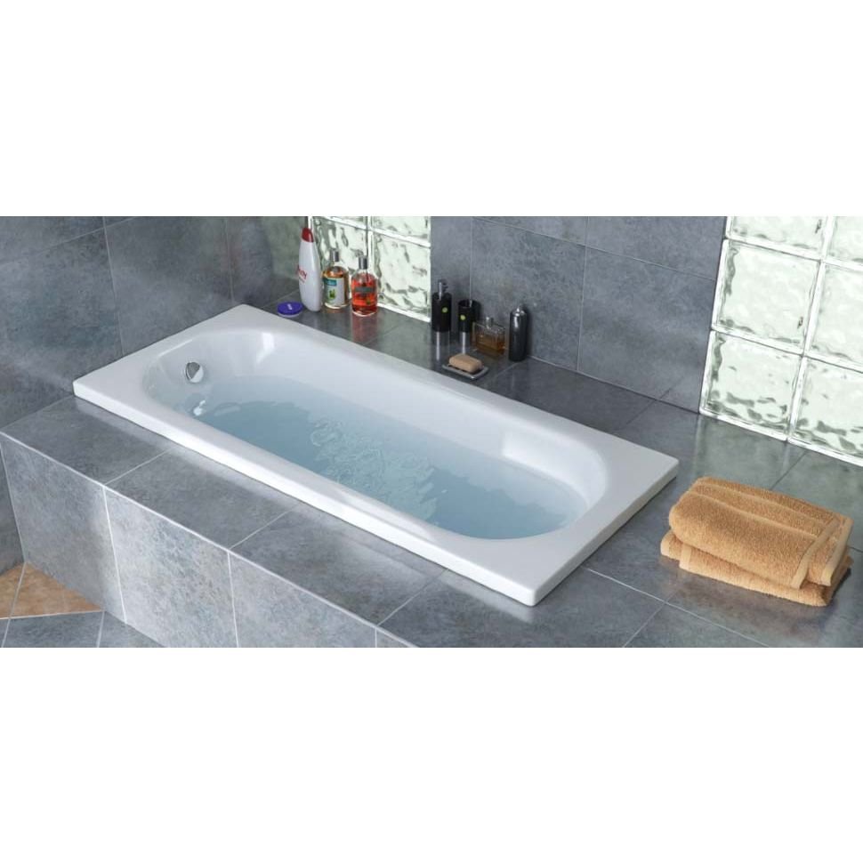 Ванна прямоугольная Тритон акриловая Ультра 1500х700х560 мм (Щ0000063207) (Ванна, Комплект установочный, Экран раздвижной Triton Арт)