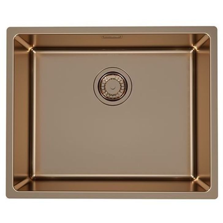 Мойка кухонная прямоугольная Alveus (Алвеус) Monarch Kombino 50 Copper SAT (1120381) с выпуском без сифона