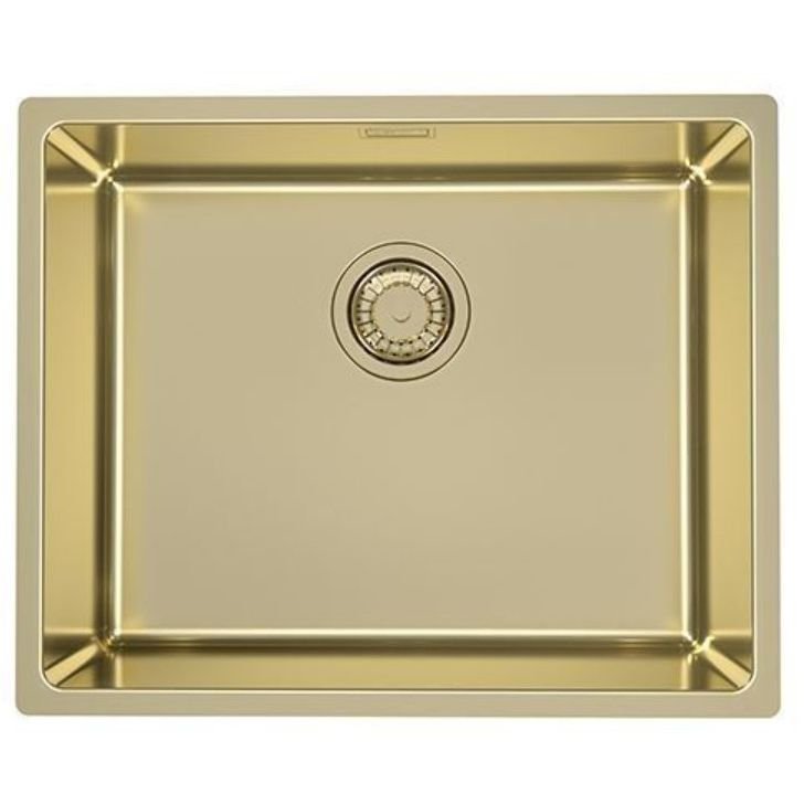 Мойка кухонная прямоугольная Alveus (Алвеус) Monarch Kombino 50 Gold SAT (1120902) с выпуском без сифона