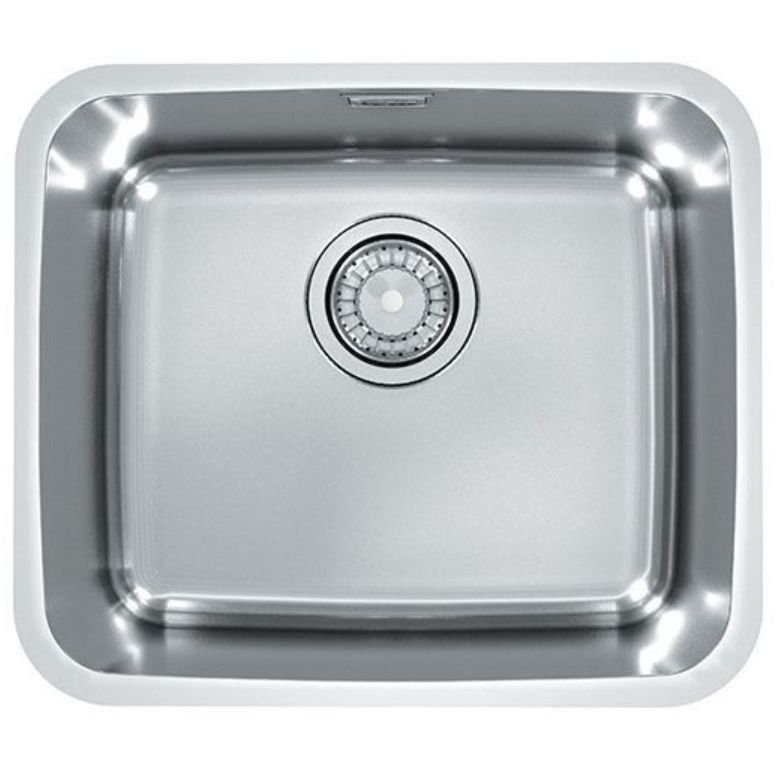 Мойка кухонная прямоугольная Alveus (Алвеус) Luno 20 Нержавеющая сталь SAT (1128740) с сифоном