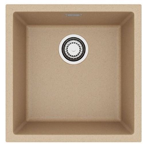 Мойка кухонная квадратная Alveus (Алвеус) Granital Omni 20 Beige-G55 (1150047) с сифоном 1145083