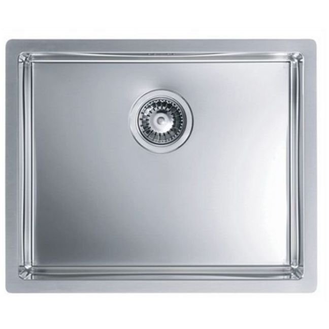 Мойка кухонная прямоугольная Alveus (Алвеус) Quadrix 50 BRS (1102606) с сифоном