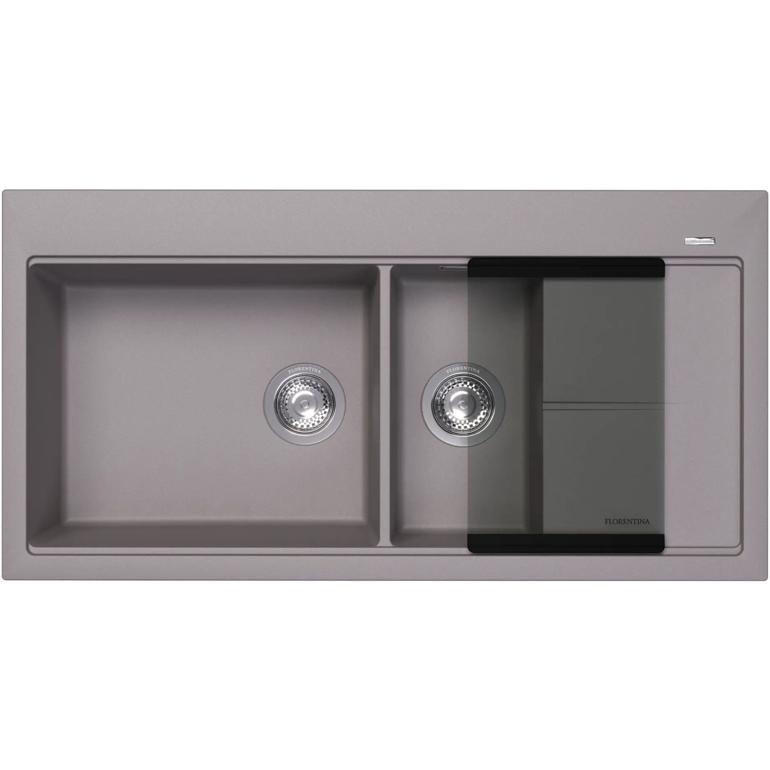 Мойка кухонная прямоугольная Флорентина (Florentina) Россана Грей (20.335.E1000.305)