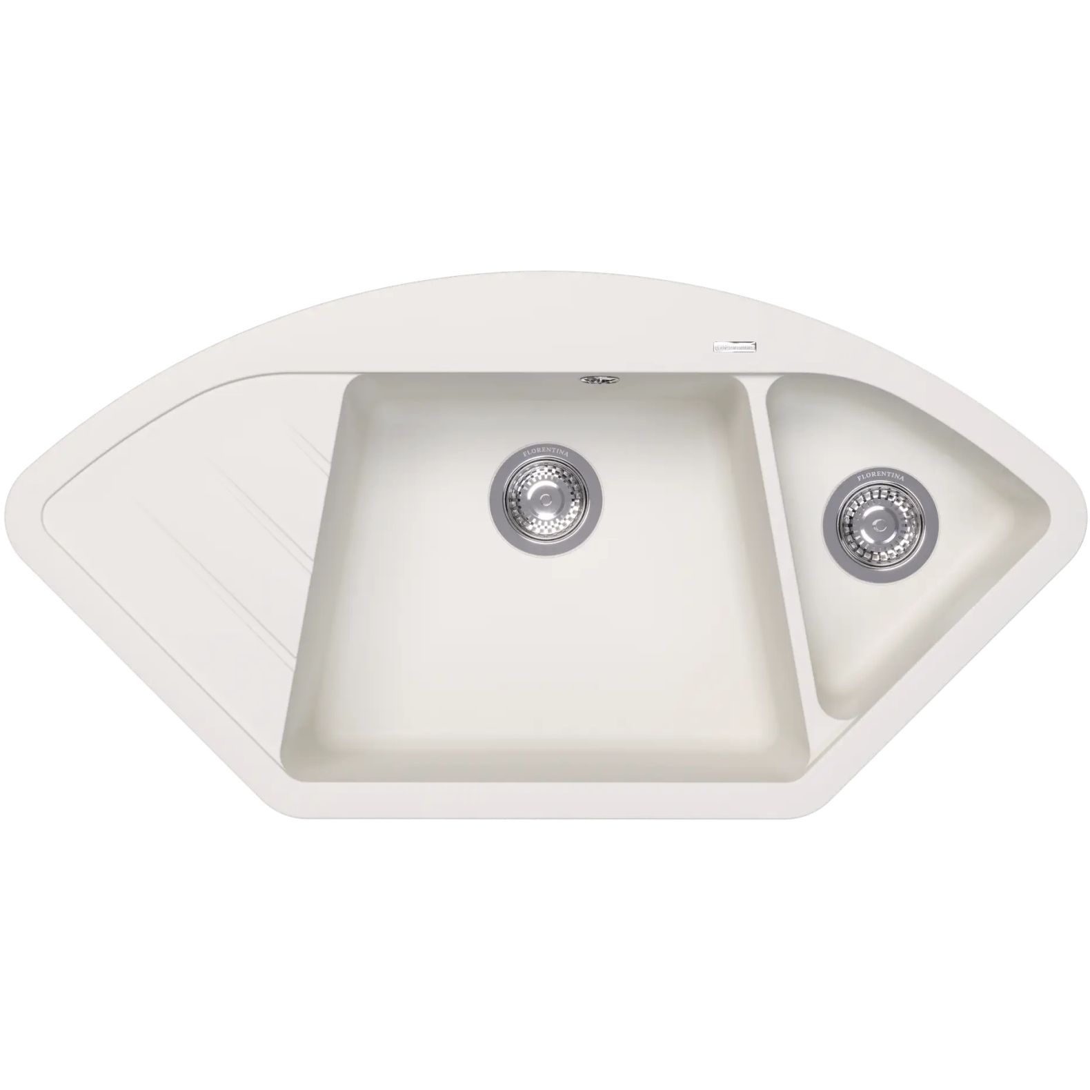 Мойка кухонная угловая Флорентина (Florentina) Веста Жасмин (20.285.E1005.201)