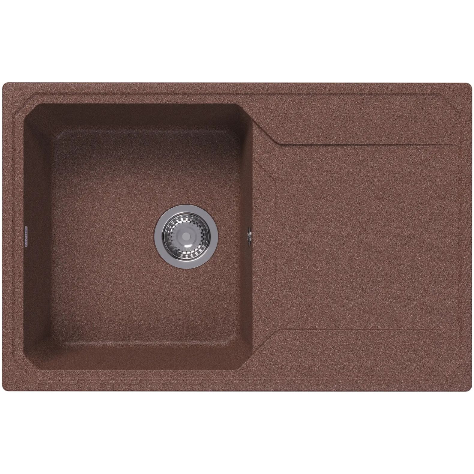 Мойка кухонная прямоугольная Bamboo (Бамбу) Кардинал 760 Терракота (29.030.C0760.406)