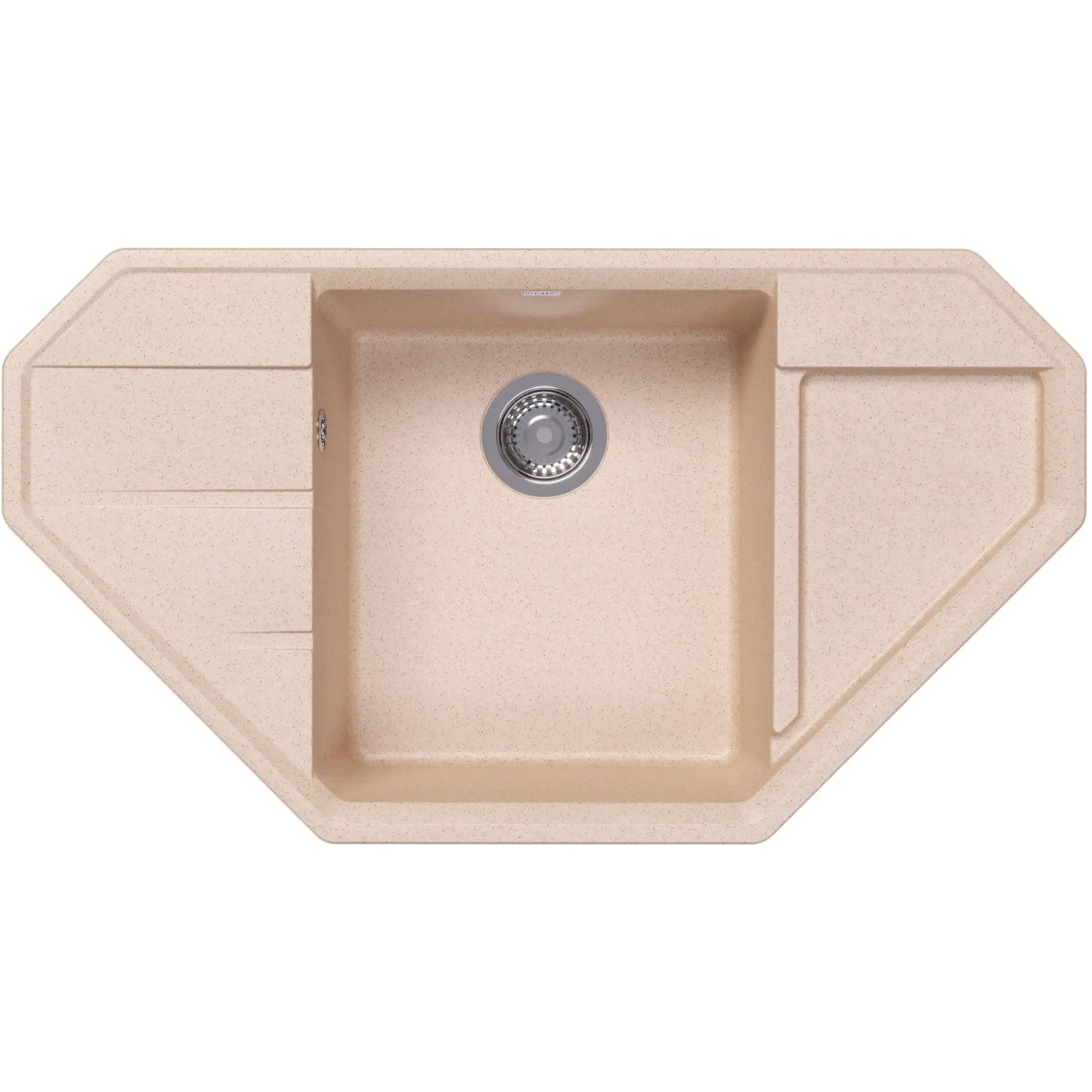 Мойка кухонная угловая Bamboo (Бамбу) Крона 910 Латте (29.040.D0910.403)