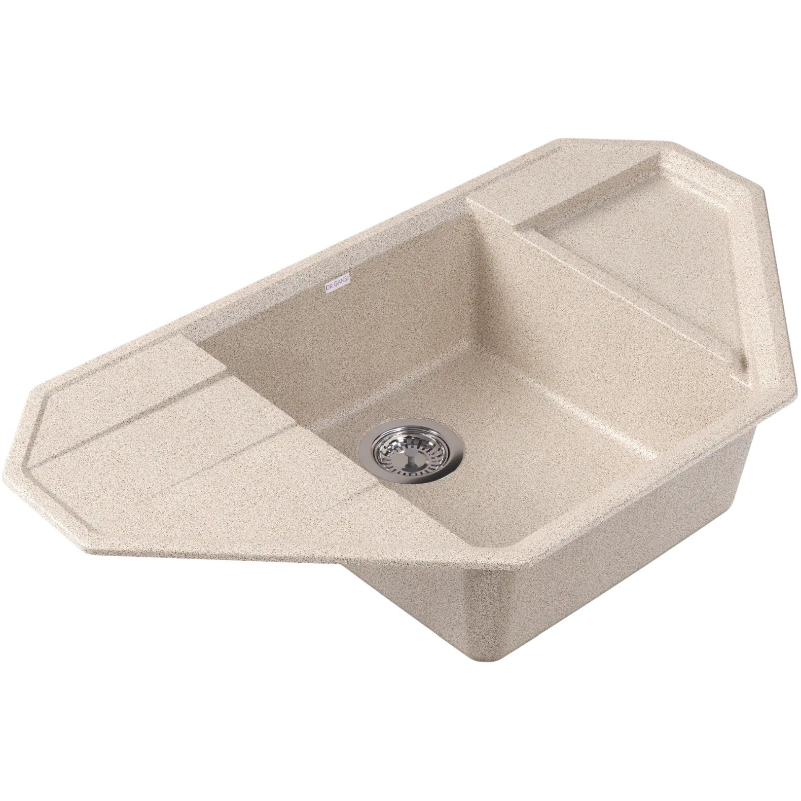 Мойка кухонная угловая Bamboo (Бамбу) Крона 910 Терра (29.040.D0910.405)