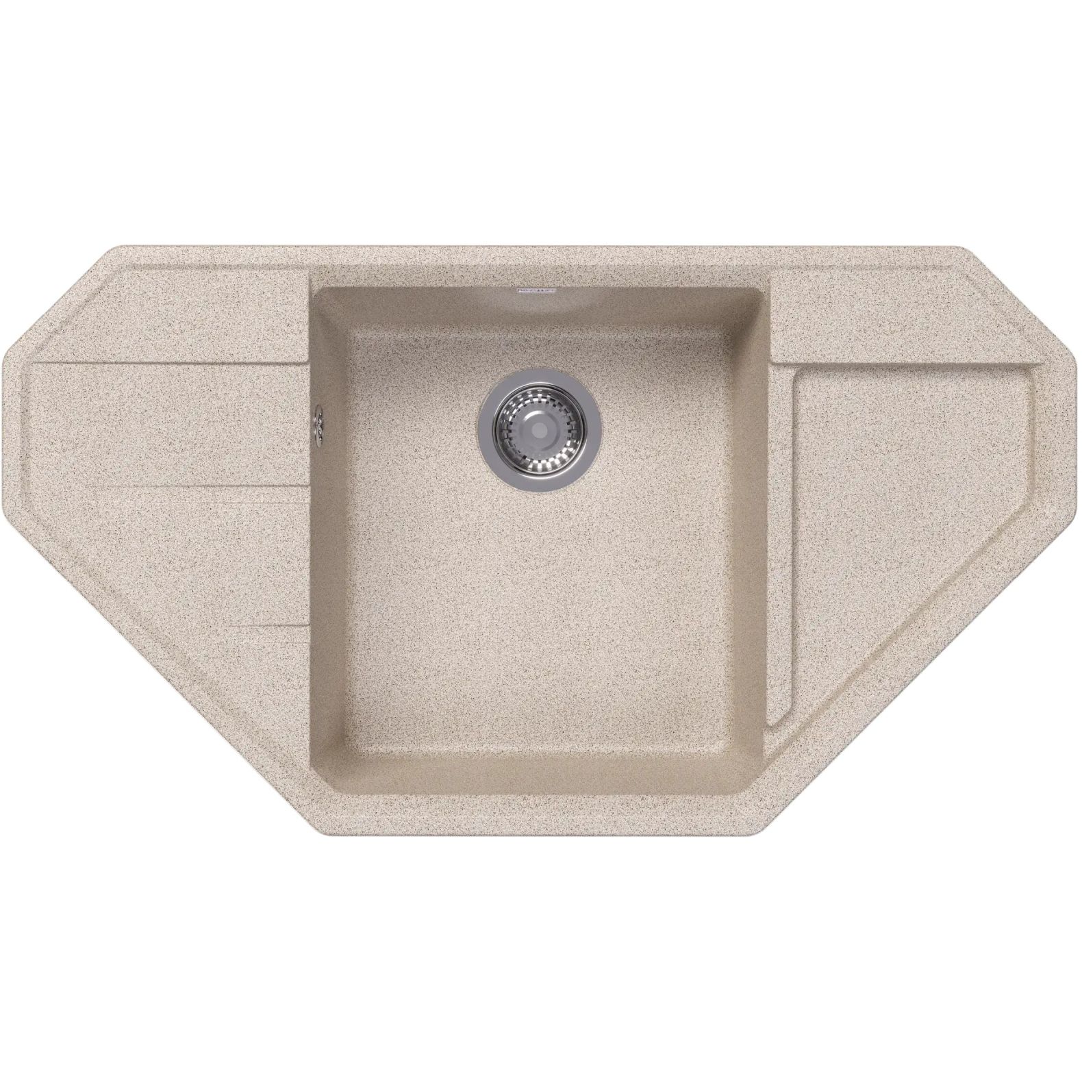 Мойка кухонная угловая Bamboo (Бамбу) Крона 910 Терра (29.040.D0910.405)