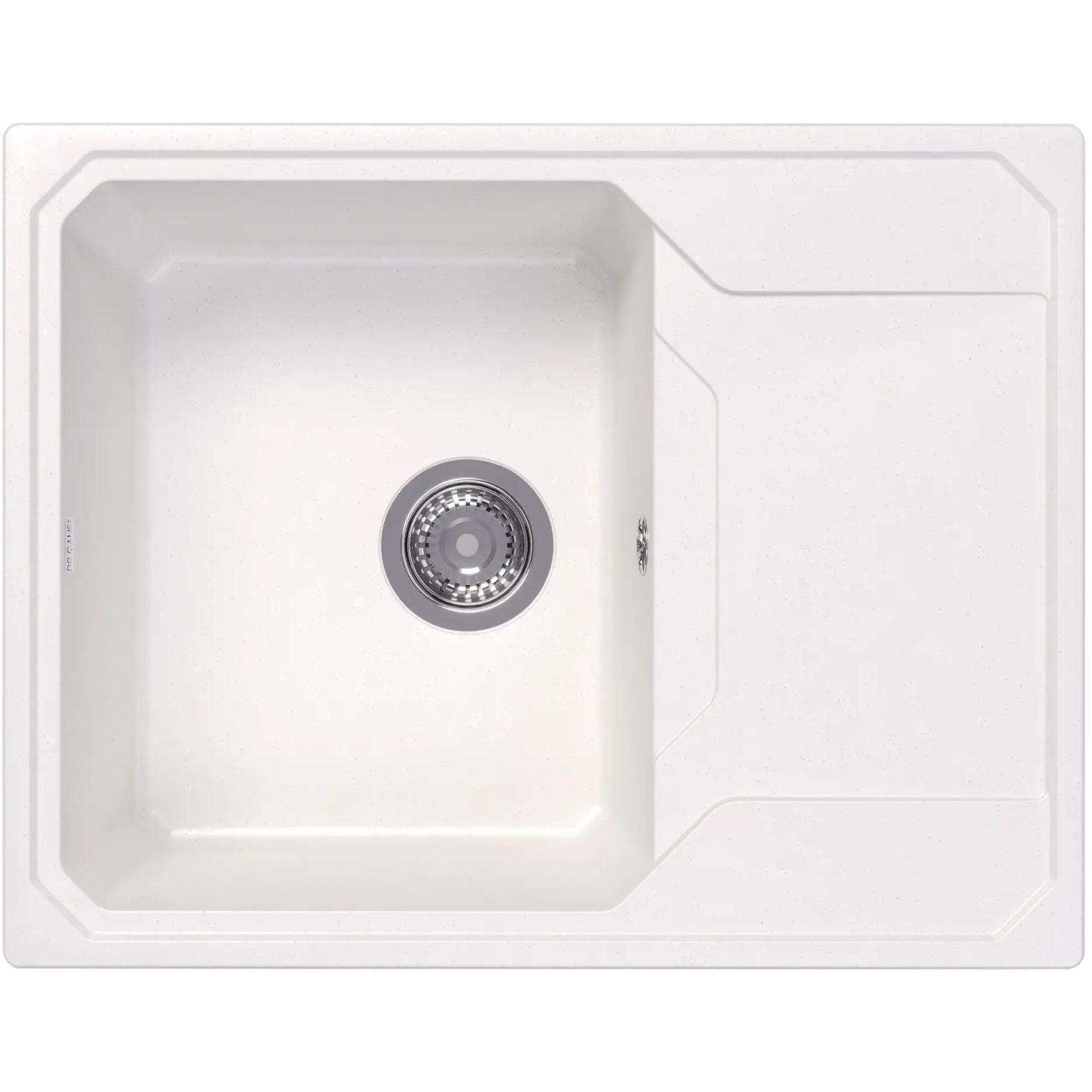 Мойка кухонная прямоугольная Bamboo (Бамбу) Кардинал 640 Белый (29.030.C0640.401)