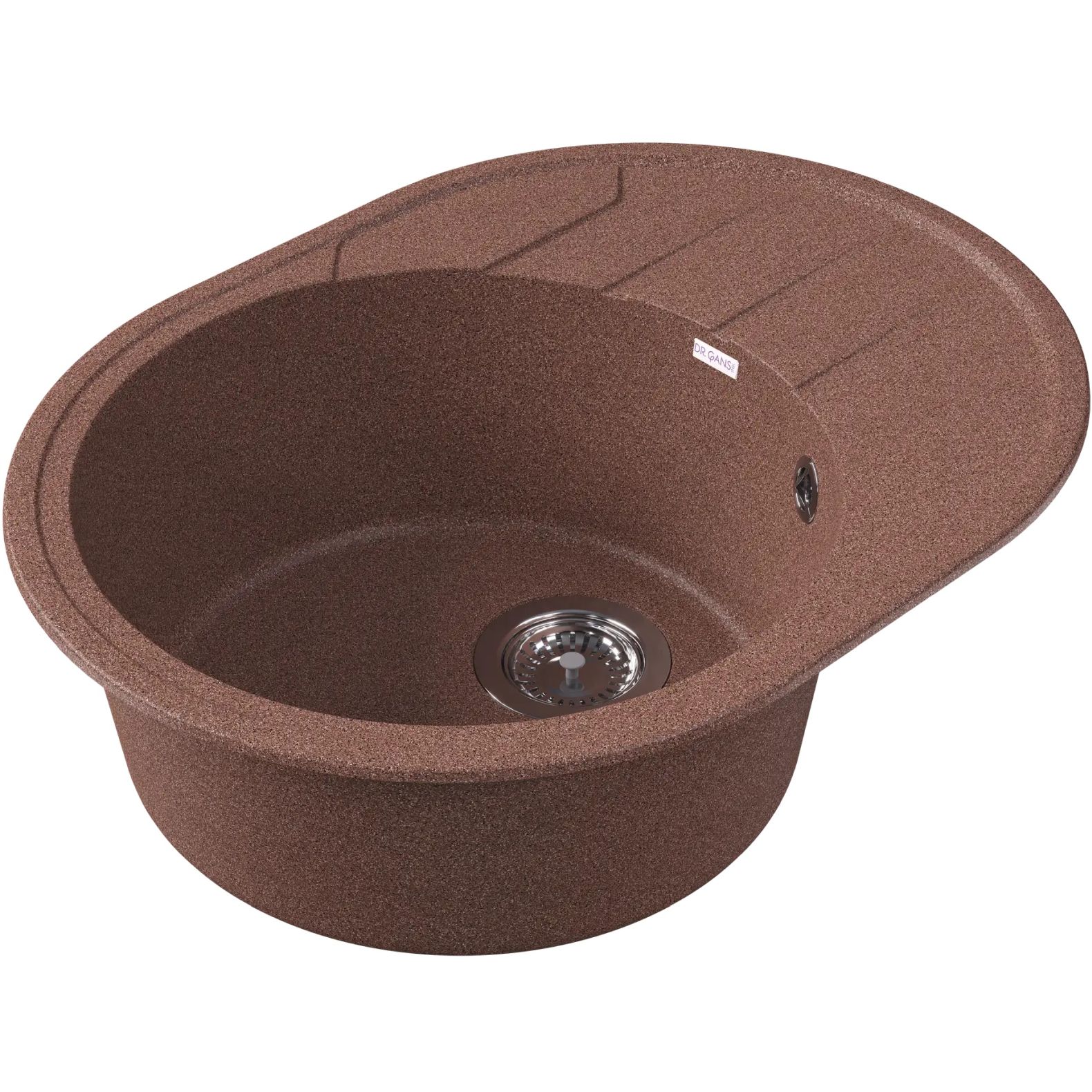 Мойка кухонная овальная Bamboo (Бамбу) Лиана 620 Терракота (29.020.B0620.406)