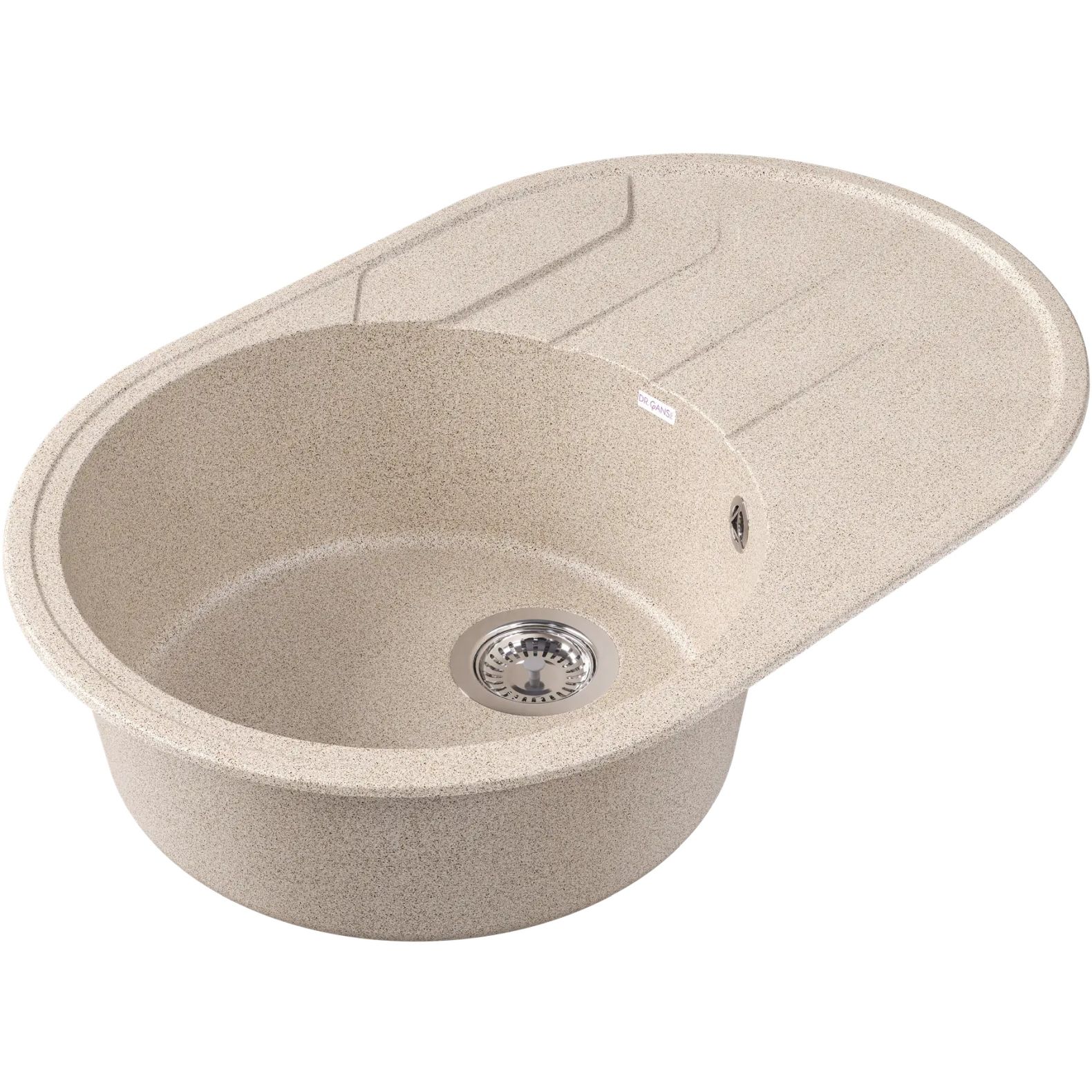 Мойка кухонная овальная Bamboo (Бамбу) Лиана 760 Терра (29.020.C0760.405)