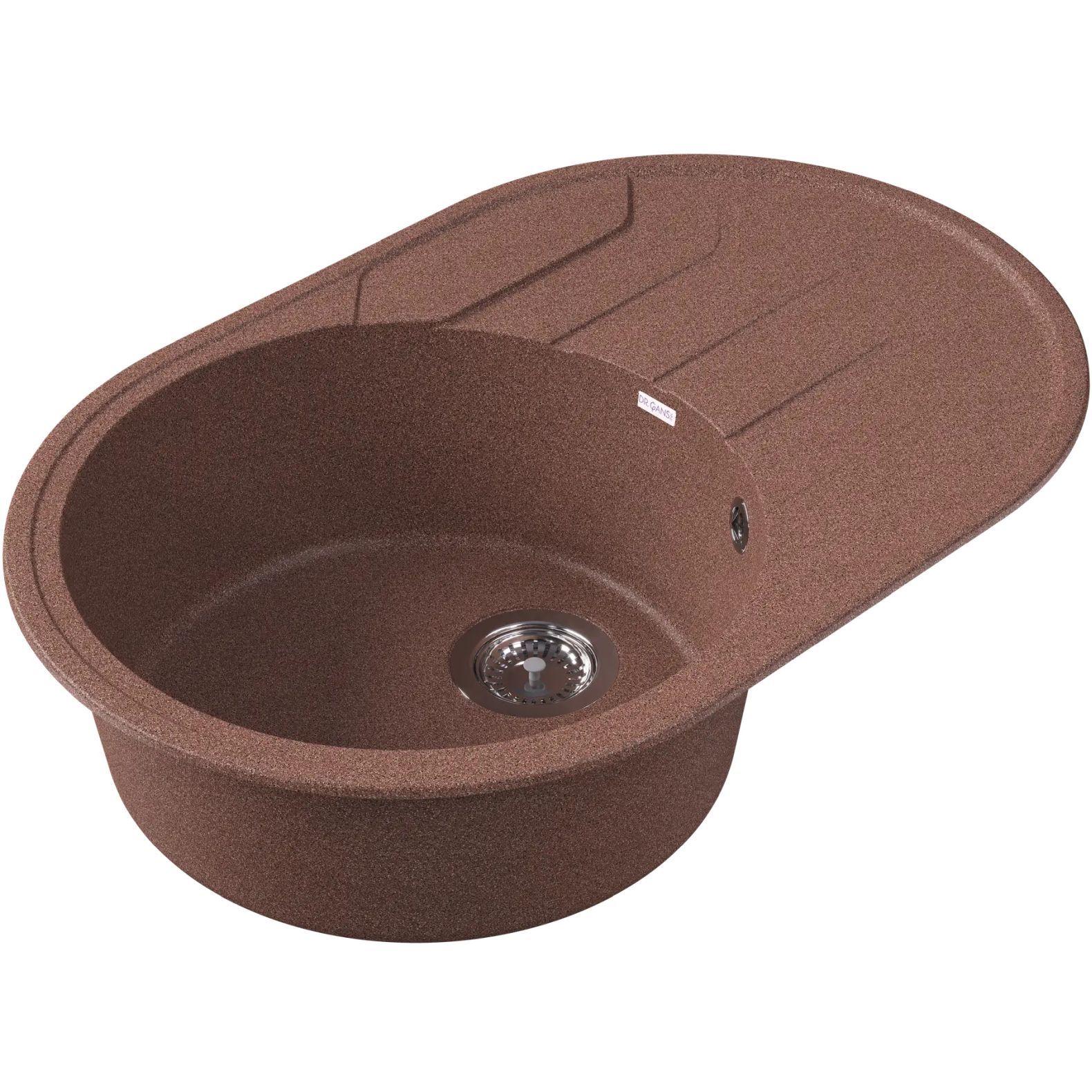 Мойка кухонная овальная Bamboo (Бамбу) Лиана 760 Терракота (29.020.C0760.406)