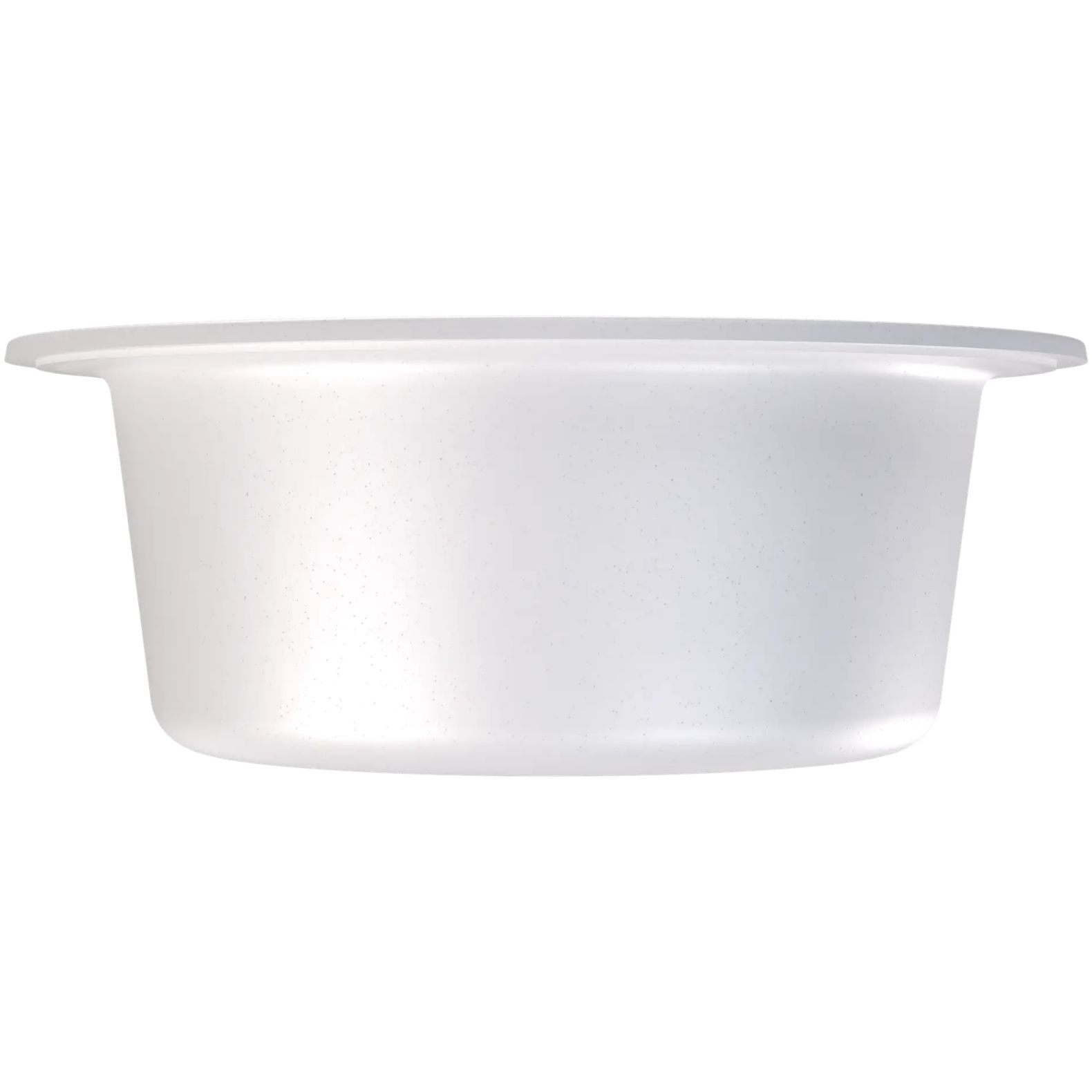 Мойка кухонная округлая Bamboo (Бамбу) Ротанг 500 Белый (29.010.B0500.401)