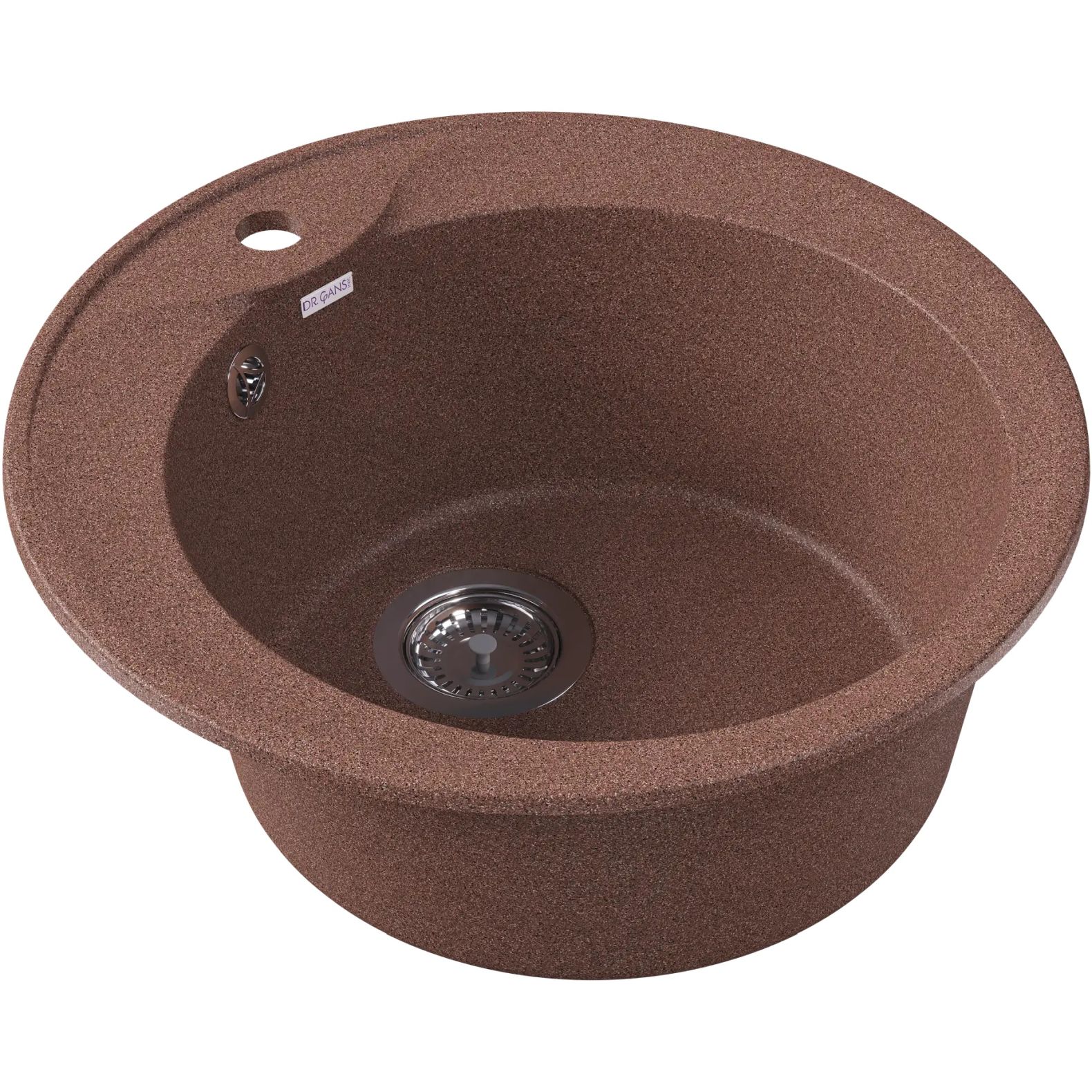 Мойка кухонная округлая Bamboo (Бамбу) Ротанг 500 Терракота (29.010.B0500.406)