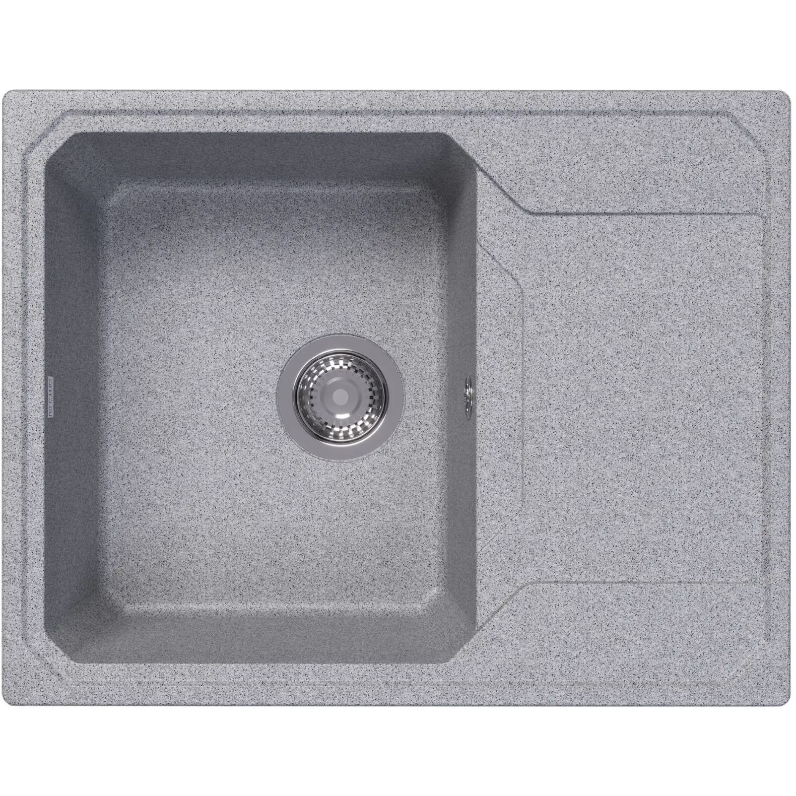 Мойка кухонная прямоугольная Bamboo (Бамбу) Кардинал 640 Серый (29.030.C0640.408)