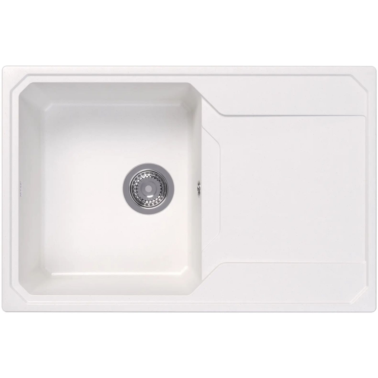 Мойка кухонная прямоугольная Bamboo (Бамбу) Кардинал 760 Белый (29.030.C0760.401)