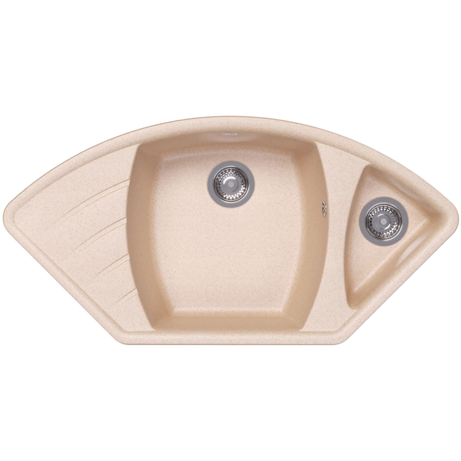 Мойка кухонная угловая Dr. Gans (Др. Ганс) Габи Латте (25.050.E1015.403)