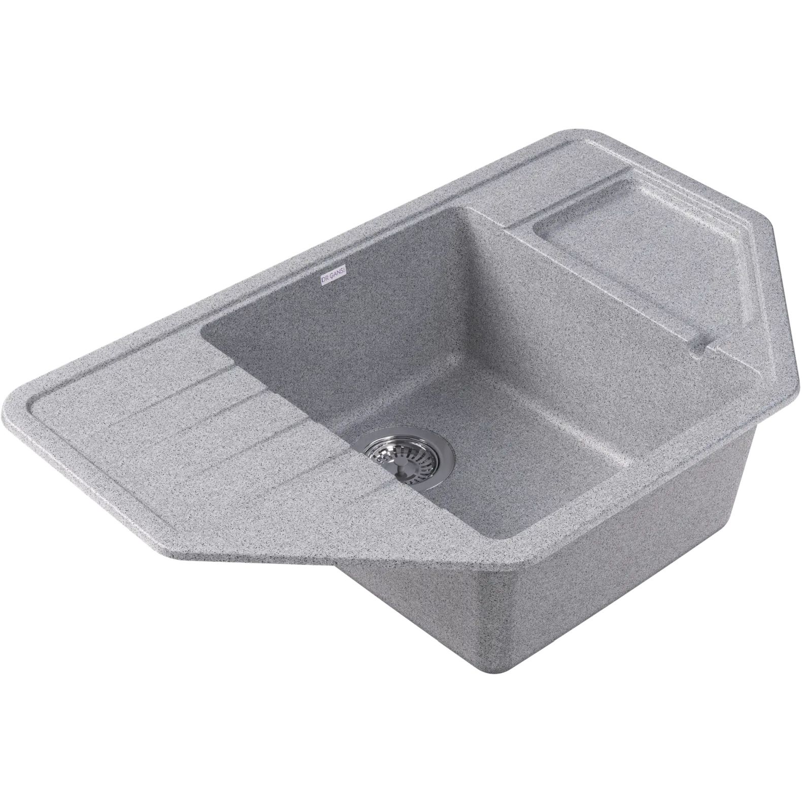 Мойка кухонная угловая Dr. Gans (Др. Ганс) Рио Серый (25.080.C0800.408)