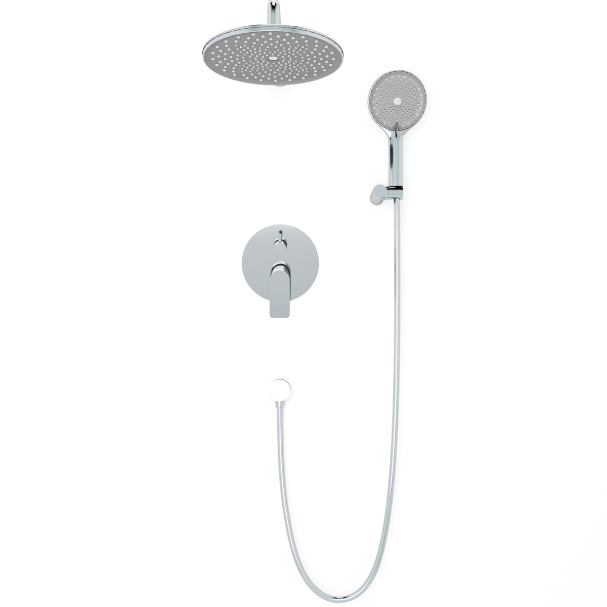 Встраиваемая душевая система Veconi (Векони) TEORA, хром глянец TE-500-C-C4