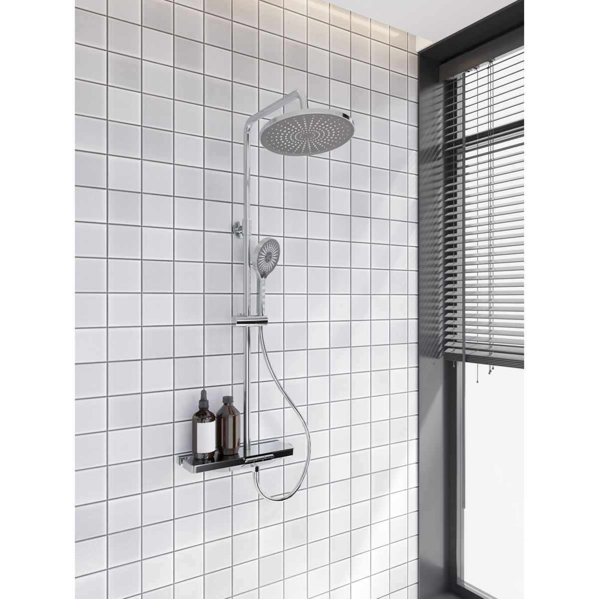 Душевая стойка Veconi ENNA, хром глянец EN-200-C-C4
